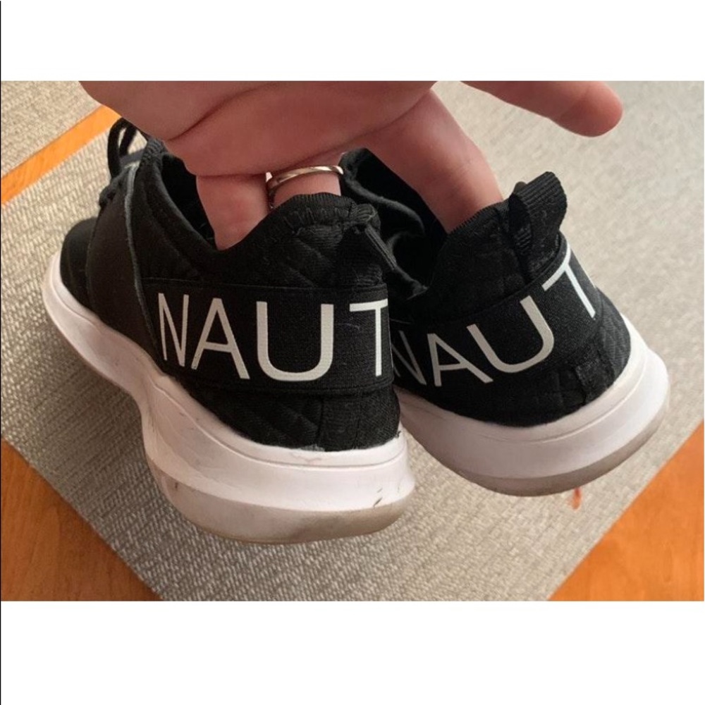 Nautica Black Sneakers Sz 6.5 - Picture 5 of 6